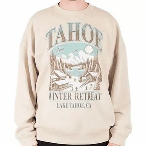 242 state of mine large long crewneck sweatshirt preloved